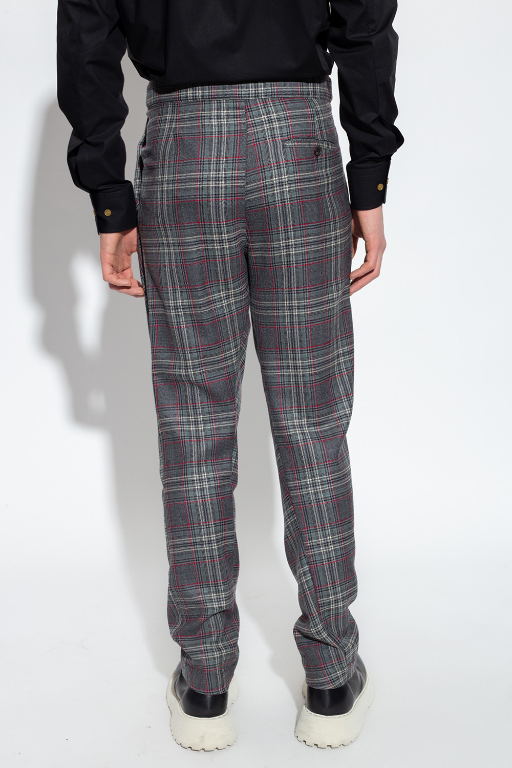 パンツ Vivienne Westwood Dark Grey Polyester Pant Vivienne Westwood Pants for Men | Online Sale up to 62% off